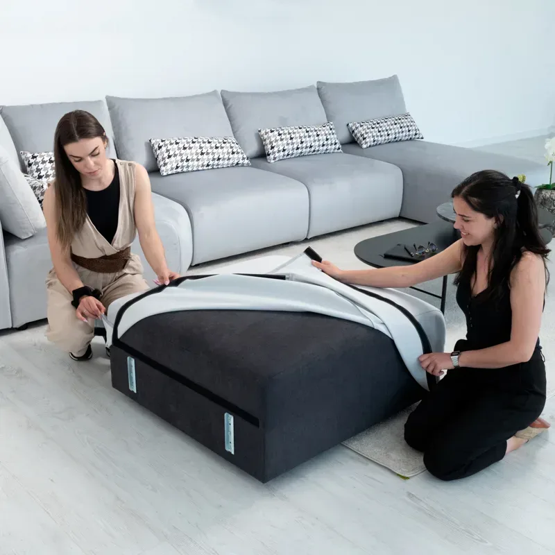 comment disposer 2 canapés dans un salon