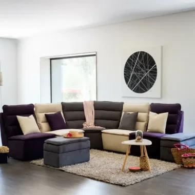 Sofas de canto grande: conforto e estilo para otimizar a sua sala